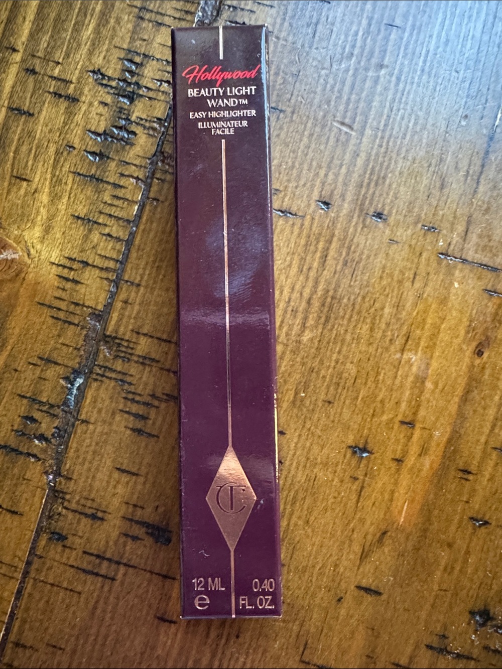 Charlotte Tilbury Hollywood Beauty Light Wand in Spotlight NIB